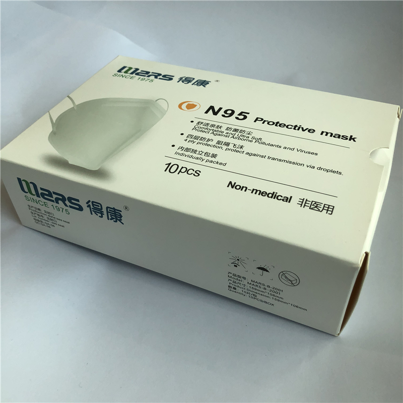 Máscara protectora N95 Protege contra contaminantes en el aire