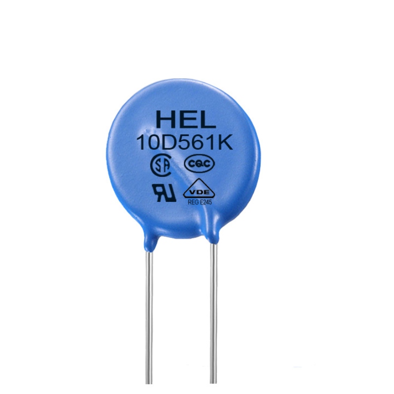 HEL Varistor de óxido de metal 5D ~ 20D azul, modelos completos y certificación UL, VDE, CQC aprobada