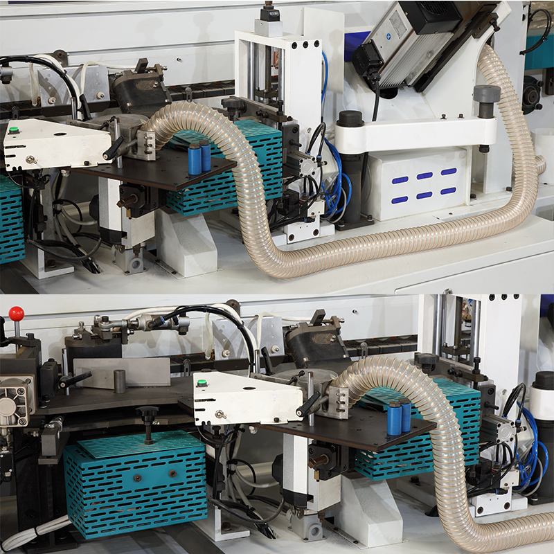 WE108C oblicua y recta integrada máquina de canto de bordes