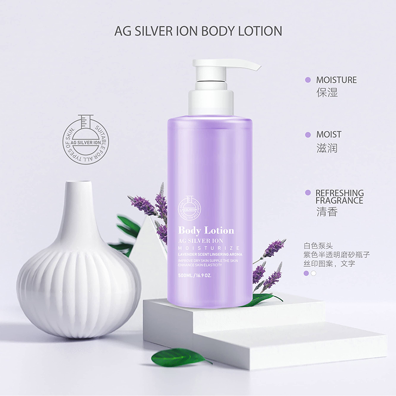 Lavanda de iones de plata