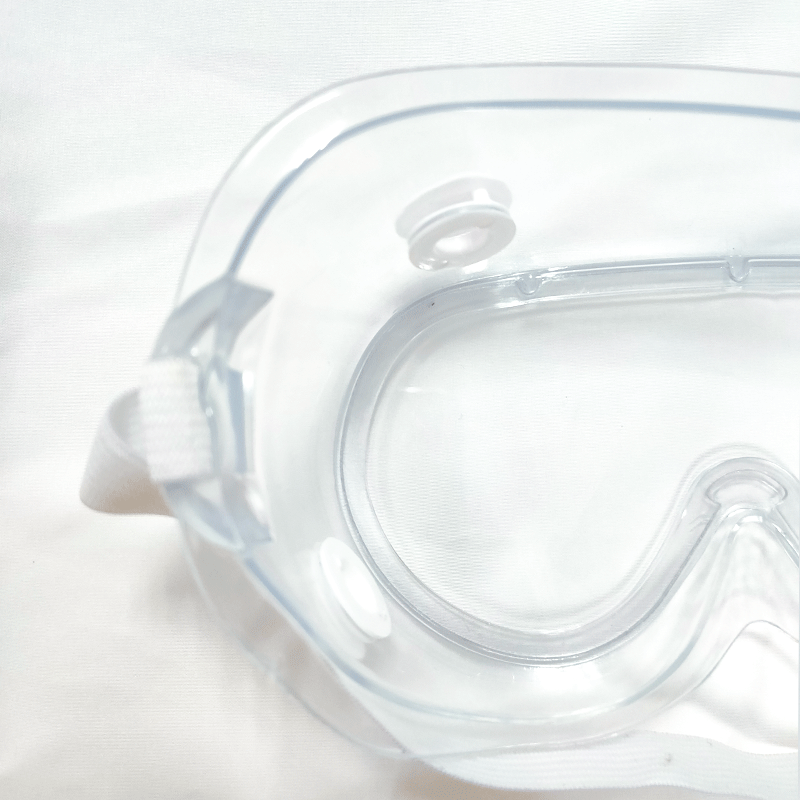 gafas transparentes del cuerpo gafas de seguridad desechables spray antiniebla para gafas