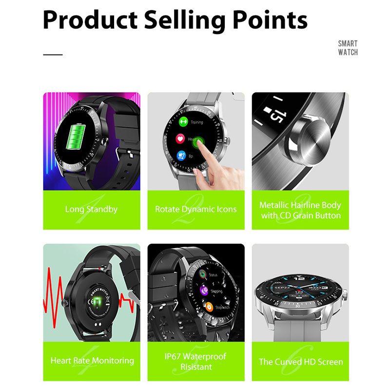 Multifuncional Intelligent relojes S11 zinc aleation material