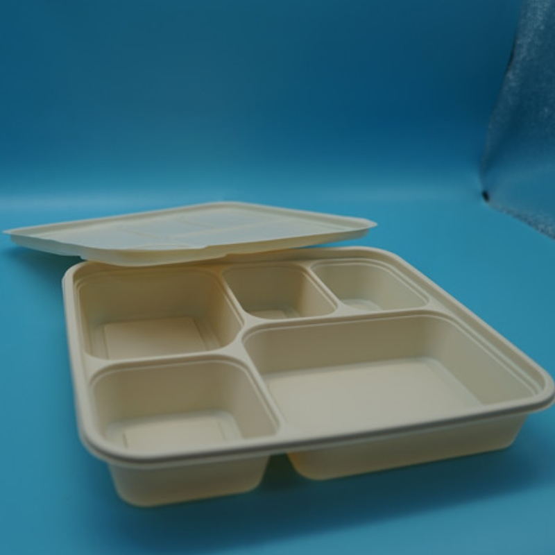compartimento hermético para microondas comida para llevar envasado de alimentos biodegradables almacenamiento de alimentos envases de alimentos desechables
