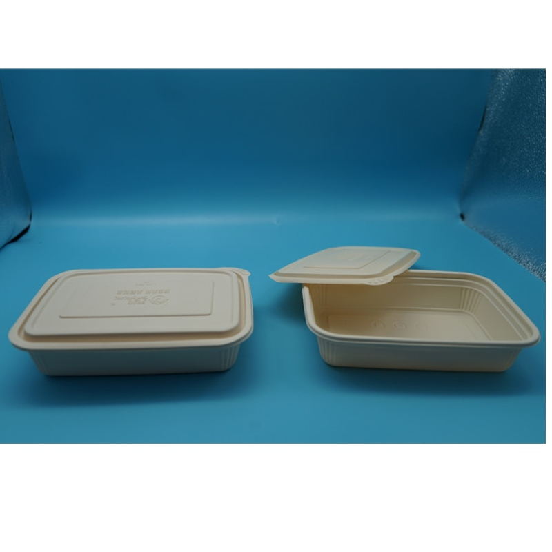 desechables herméticos compartimento refrigerable para microondas comida para llevar almidón de maíz biodegradable contenedores de alimentos