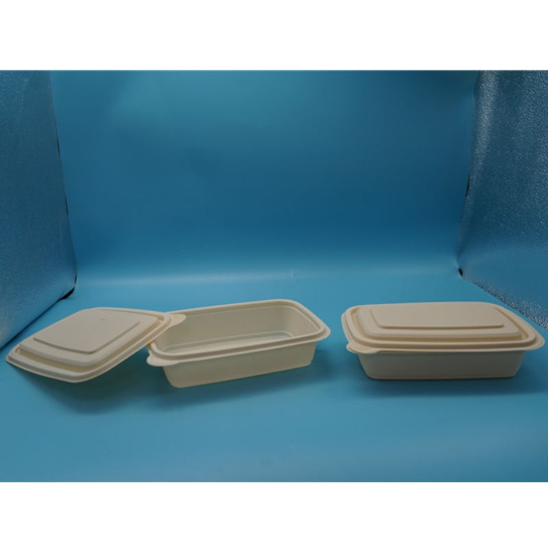 desechables herméticos compartimento refrigerable para microondas comida para llevar almidón de maíz biodegradable contenedores de alimentos