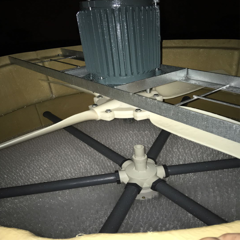 Ventilador de torre de enfriamiento de contraflujo circular de FRP