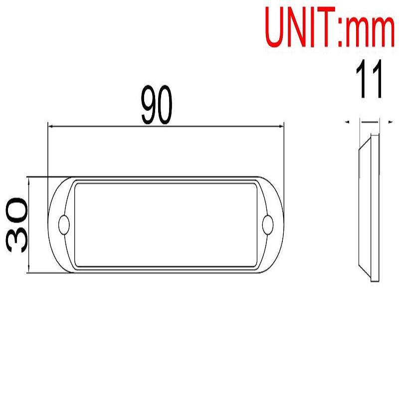 Luz de advertencia ECE r65 - 12w LED