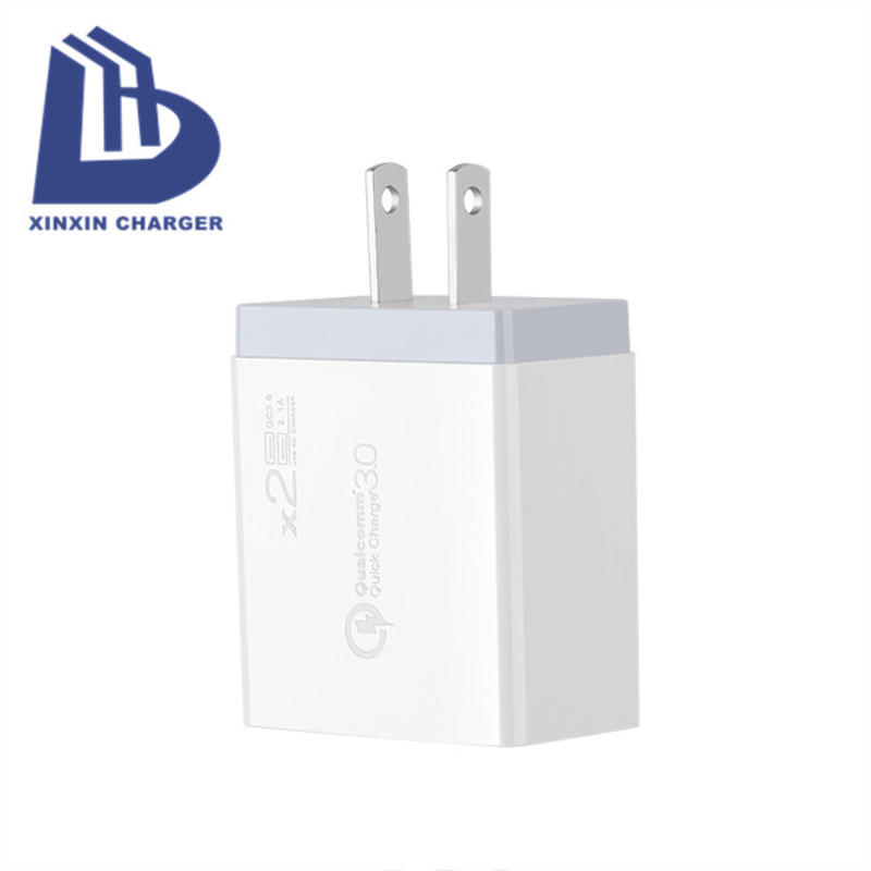 Unión Europea / Estados Unidos / Reino Unido PD 18W + 5v 2.4a.2 puerto USB C
