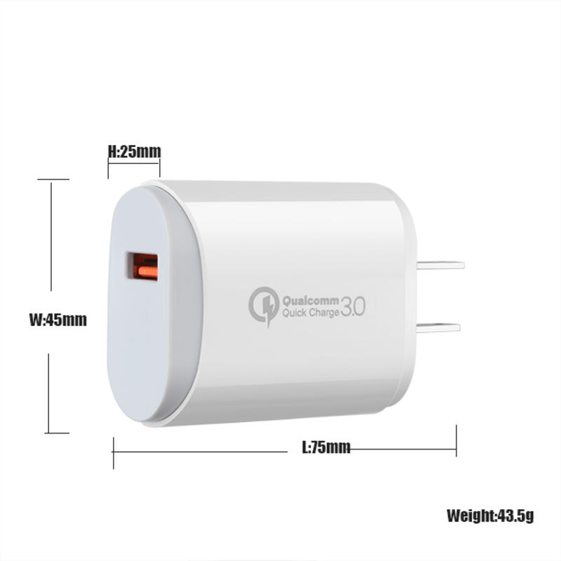 UE / EE.UU. / PD 18 W 3.0 cargadores rápidos USB C cargadores rápidos