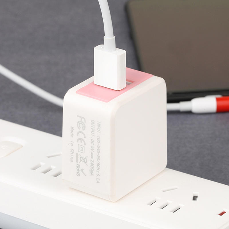 Cargador de pared USB portátil de doble puerto Cargadores USB de múltiples puertos EU / US / UK / AU OEM