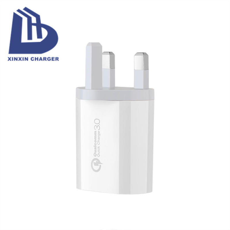 Adaptador de cargador de viaje de pared USB QC 3.0 de 18 W Cargador rápido de teléfono móvil Cargadores USB de múltiples puertos