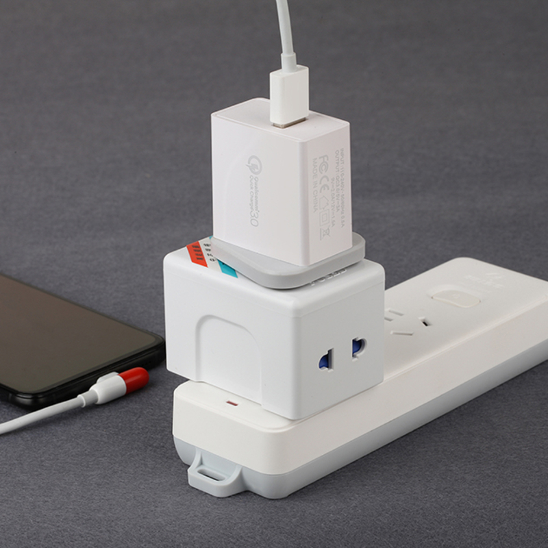 18W QC 3.0 + 2.4A Adaptador Tipo-c Adaptador de cargador de viaje de pared USB Cargador rápido de teléfono móvil Cargadores USB de múltiples puertos