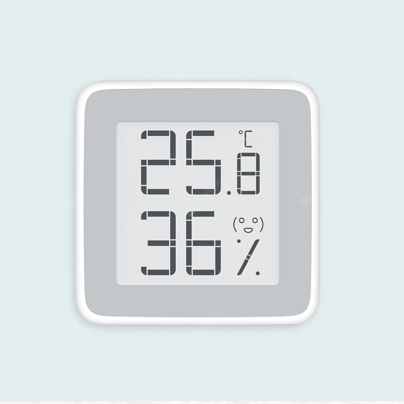 Higrómetro termómetro de pantalla de tinta electrónica C201 1pc de Xiaomi youpin - Blanco