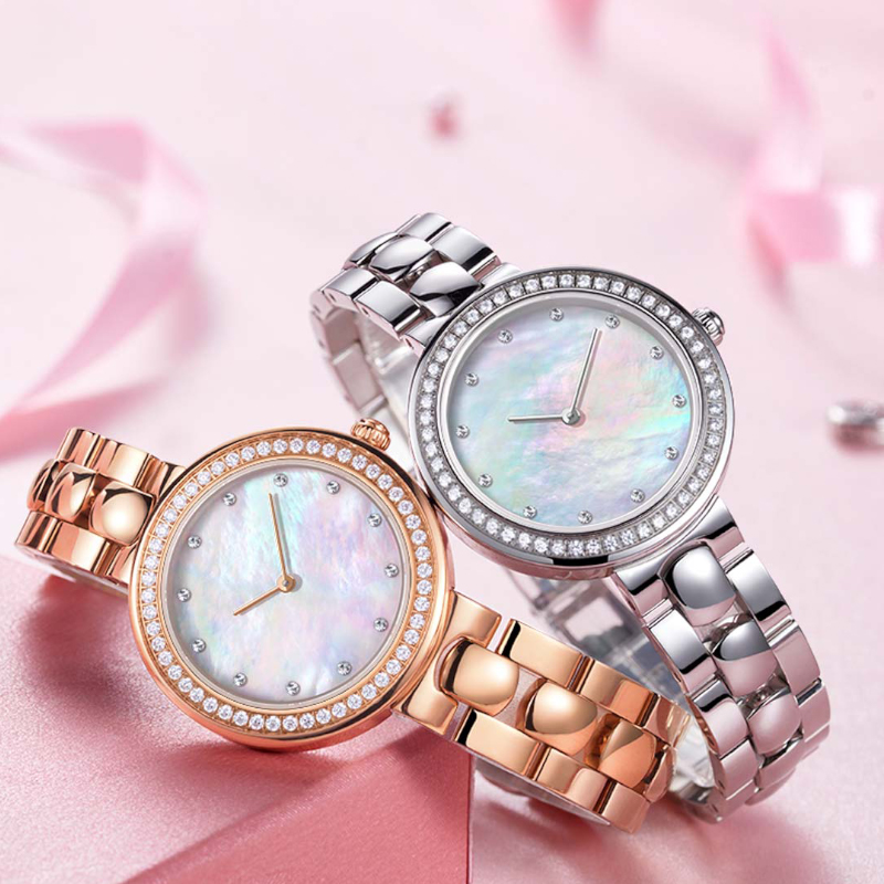 Reloj de cuarzo cristal