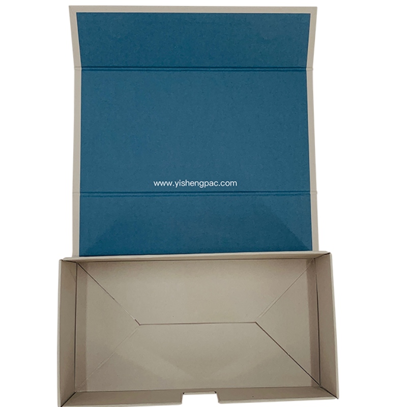 Caja de regalo gris con cierre magnético, caja de regalo plegable, caja de cartón