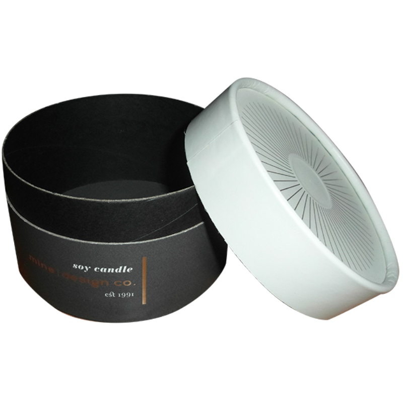 Caja de regalos caja de velas caja de exhibición redonda