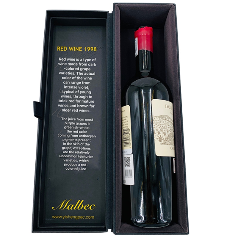 Caja de empaquetado premium para vino, caja de vino, empaque de vino de lujo