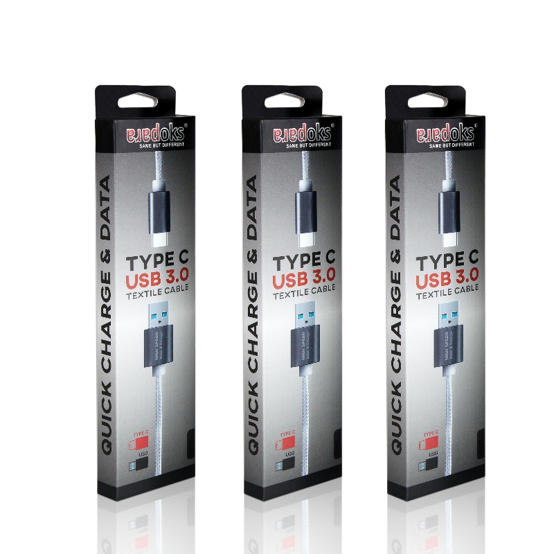 Cajas de papel de cable USB personalizadas con blíster
