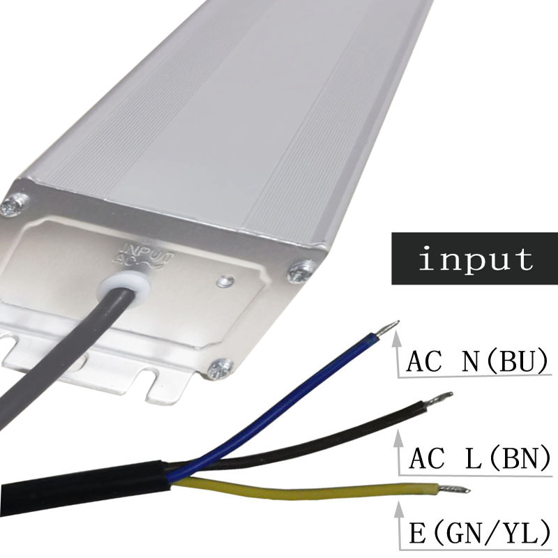 24v 150w estabilizador ip68. Luz submarina. Caparazón de aluminio.
