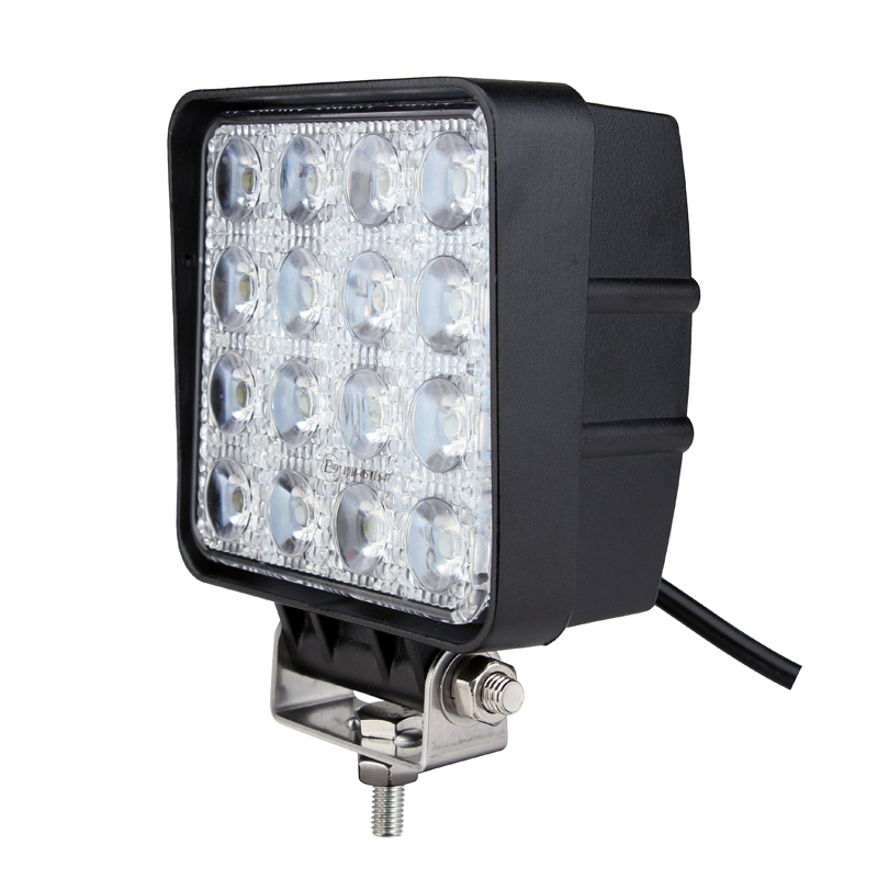 Luz de trabajo cuadrada LED de 48W