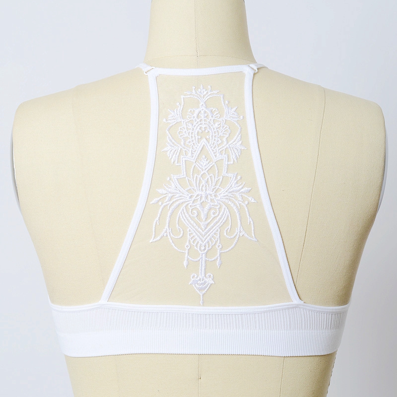 GA-5330 Grace Girl Tattoo Mesh Racerback Bralette Wholesale
