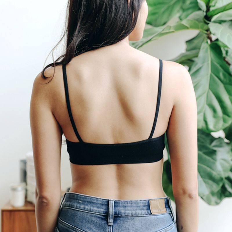 GA-5342 Grace Girl Frontal Frente Frente Multi-Strippy Yoga Bralette