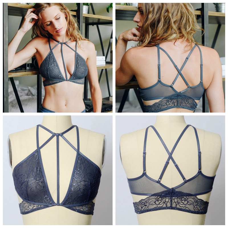 GA-5380 Grace Girl Strappy Lace Bralette al por mayor