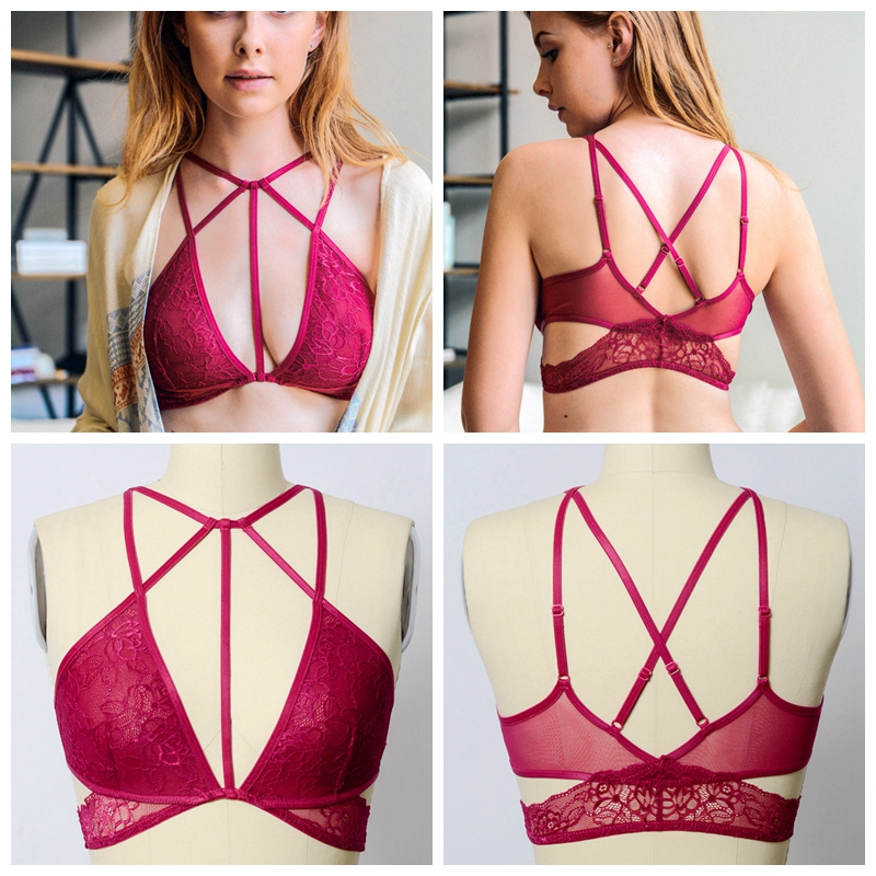 GA-5380 Grace Girl Strappy Lace Bralette al por mayor