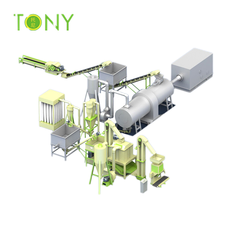 Línea de producción de pellets de biomasa