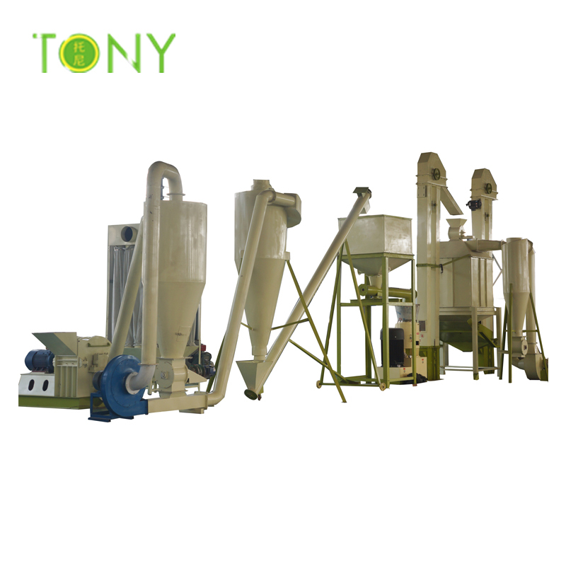 Línea de producción de pellets de biomasa