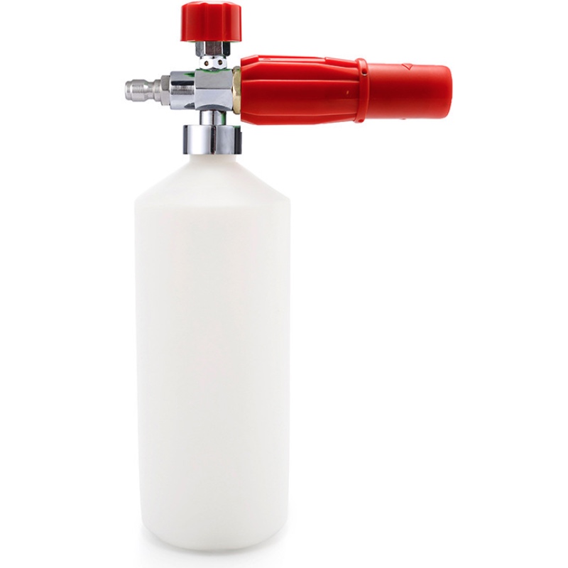 Cañón de espuma Lanza de espuma para nieve Lavadora a presión Lavado de autos Liberación rápida Ajustable 1\/4 \