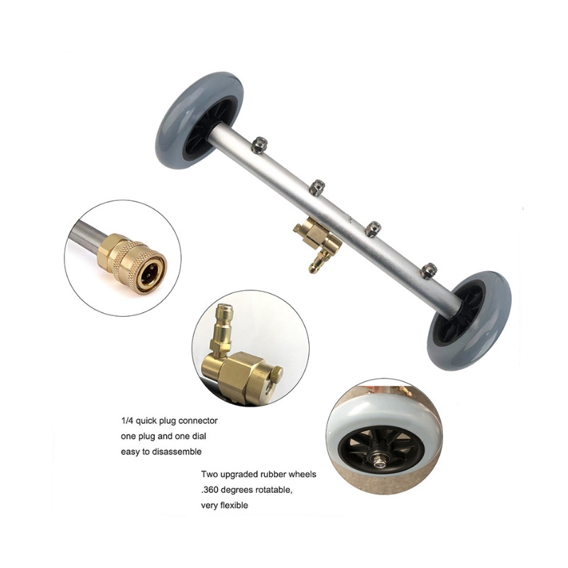 hidrolimpiadora a presión limpiador de tren de rodaje de 16 pulgadas