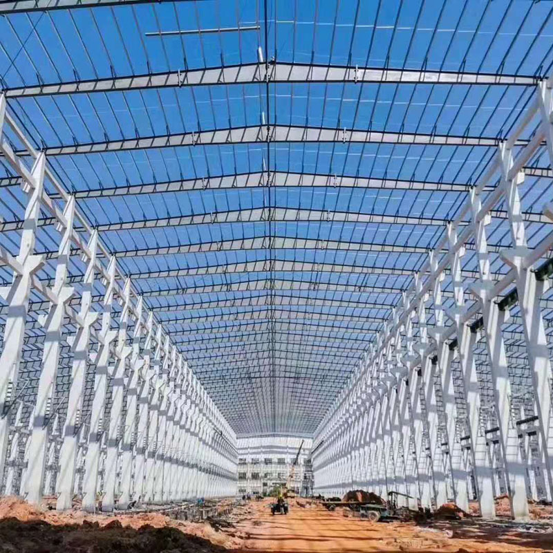 Almacén industrial modificado para requisitos particulares al por mayor del taller del edificio de la serie de la estructura de acero