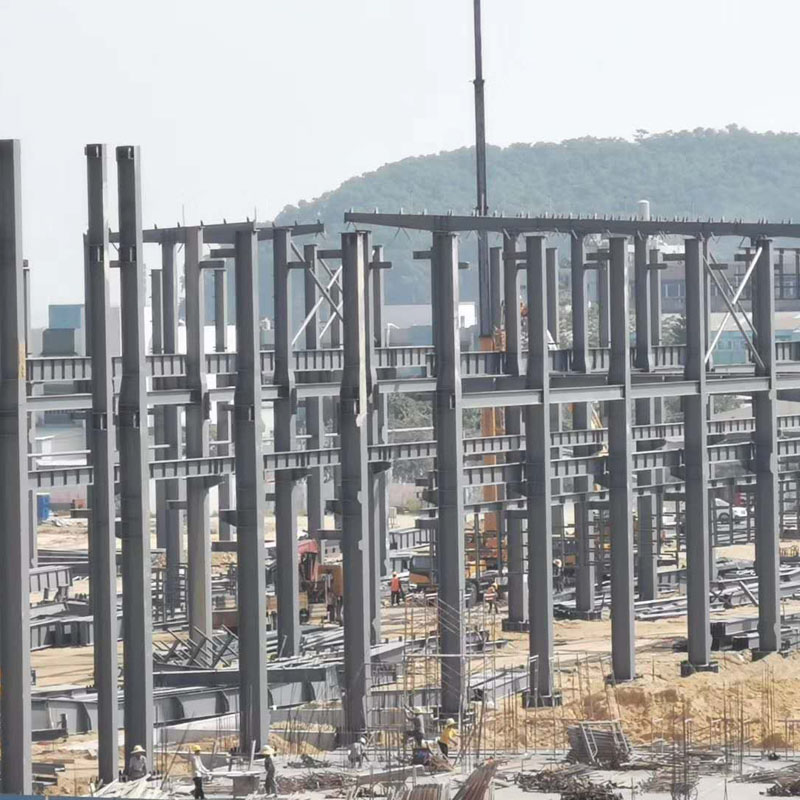 Estructuras de acero, edificios comerciales de oficinas, estructuras de acero, módulos de construcción prefabricados