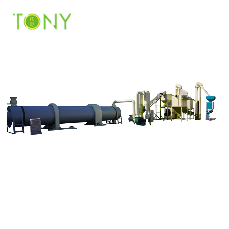 Línea de pellets de aserrín de virutas de madera de residuos de biomasa TONY para la venta