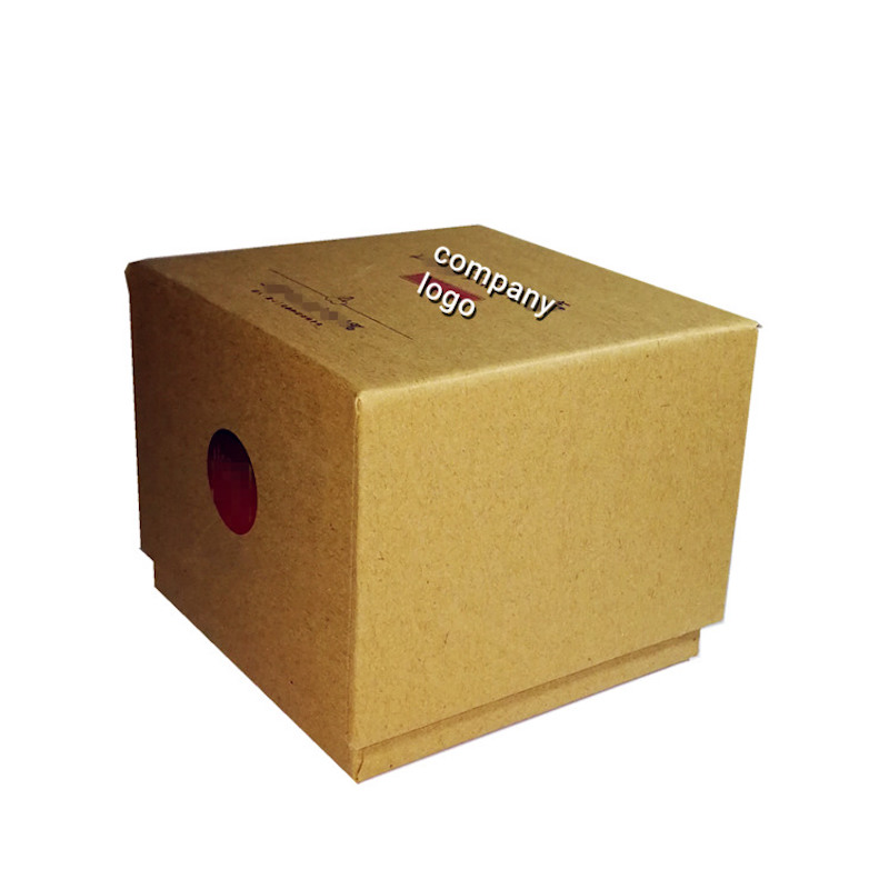 The Paper Box Company Caja de regalo Kraft de alta calidad personalizada para mantequilla de maní