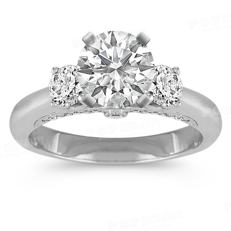 Conjunto de garra atmosférica simple para mujer Anillo de plata 925 Fábrica de joyería de China Ruifanbao