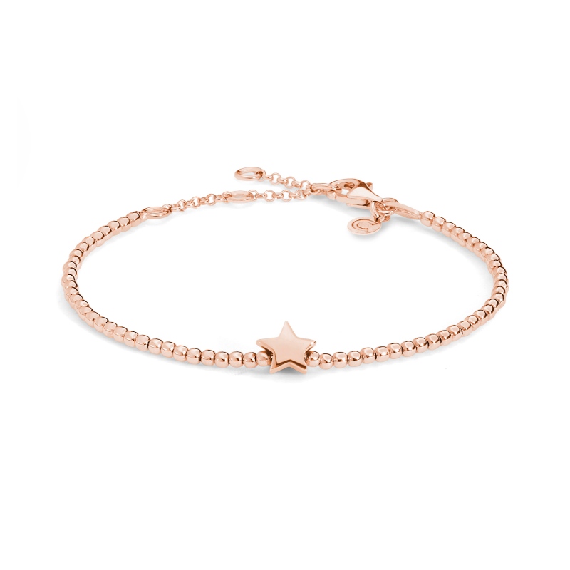 Estilo de estrella de acero inoxidable para mujer Pulsera de oro rosa de estilo europeo y americano Fábrica de joyas de China Ruifanbao
