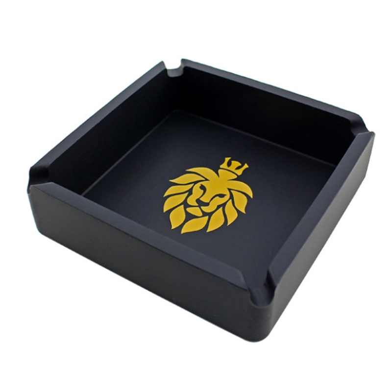 Cenicero cuadrado grande estampado