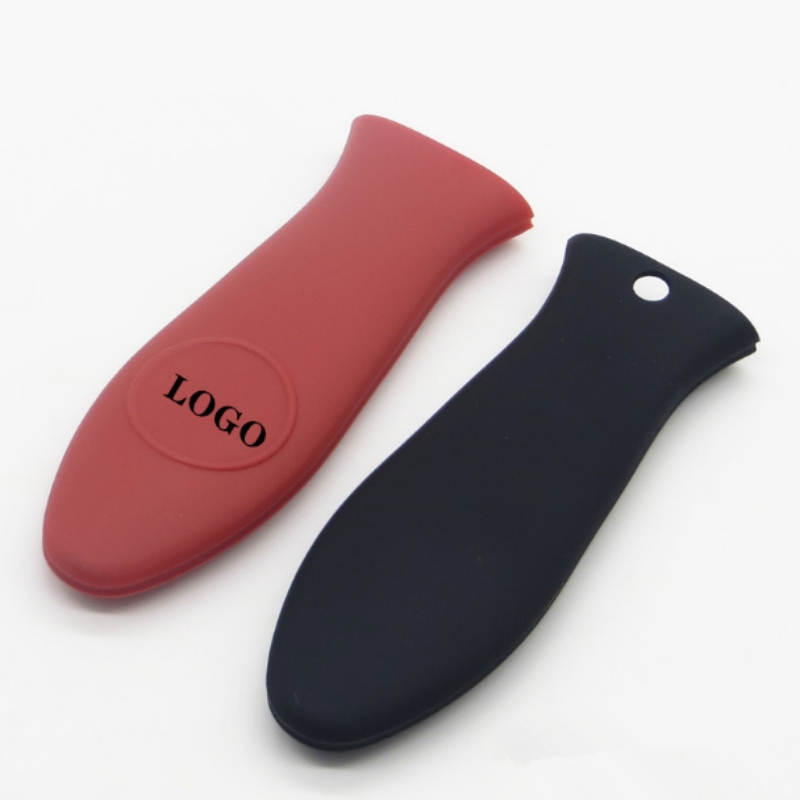 Cubierta de mango de gel de sílice espesada cubierta de mango de sartén sartén mango de gel de sílice guante aislamiento térmico cubierta de mango de sartén antideslizante