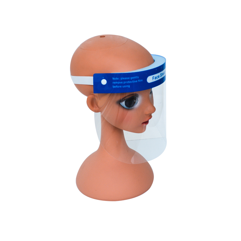 Protector de plástico anti niebla para niños, protector facial, protector facial