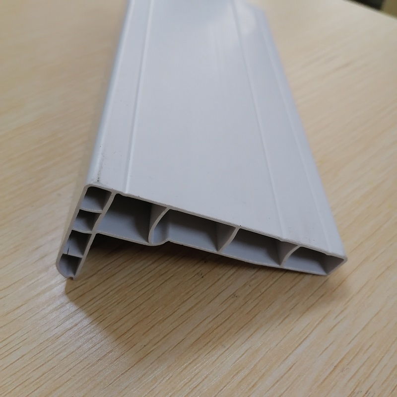 Perfil de ventilación de PVC perfil de PVC personalizado de sección hueca de plástico para sistema de ventilación