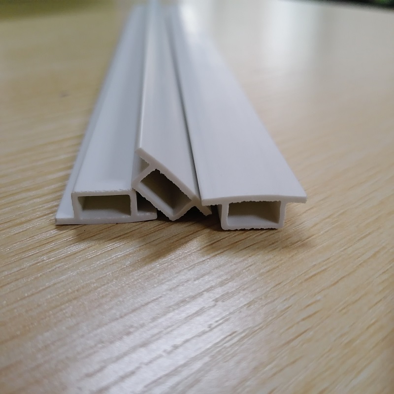 Material de construcción, PVC, PVC, huecos, tiras de plástico.