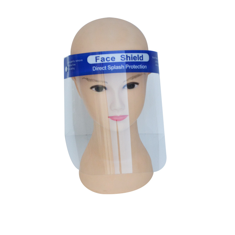 Protector anti salpicaduras Visera de seguridad de plástico transparente facial Pantalla facial