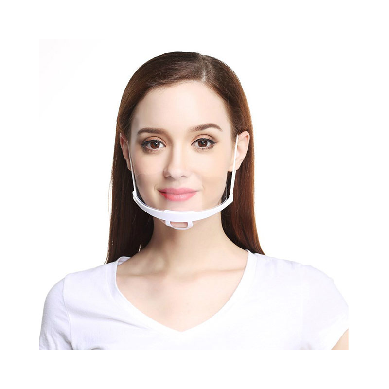 2020 moda higiénica protección contra niebla plástico transparente máscara de mascota