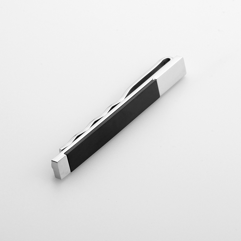 Clips de corbata de dos tonos de acero inoxidable para hombres al por mayor