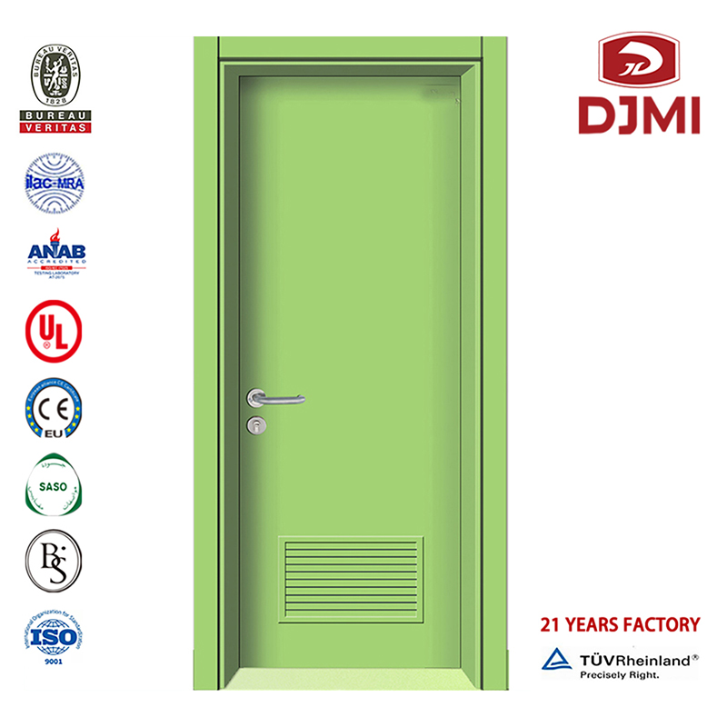 Puertas de sala de operaciones abiertas dobles enchapadas de melamina baratas Puerta de madera de hospital Fabricante de salas de operaciones de 6 paneles personalizadas Puerta de madera impermeable Nueva configuración Diseño simple Ma...