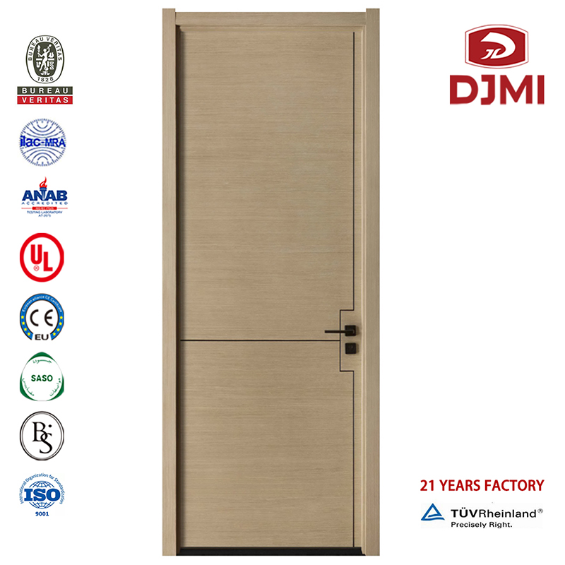 Panel de madera maciza Puerta empotrada de madera Diseño empotrado de alta calidad Diseños de madera modernos Puerta HDF Hpl Puertas de madera contrachapada baratas Proyecto de madera maciza Puerta resistente al fuego de madera Diseño...
