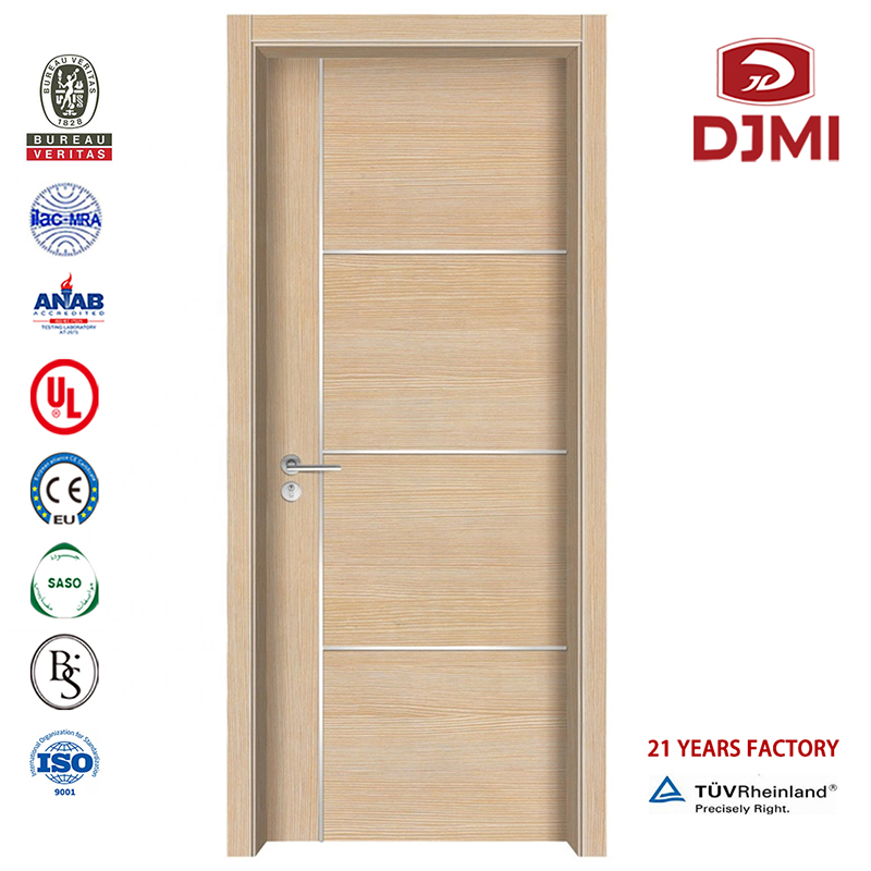 Fábrica china Diseños laminados Panel de madera maciza Puerta empotrada de madera Diseño empotrado de alta calidad Diseños de madera modernos Puerta HDF Hpl Puertas de madera contrachapada baratas Proyecto de madera maciza Puerta res...