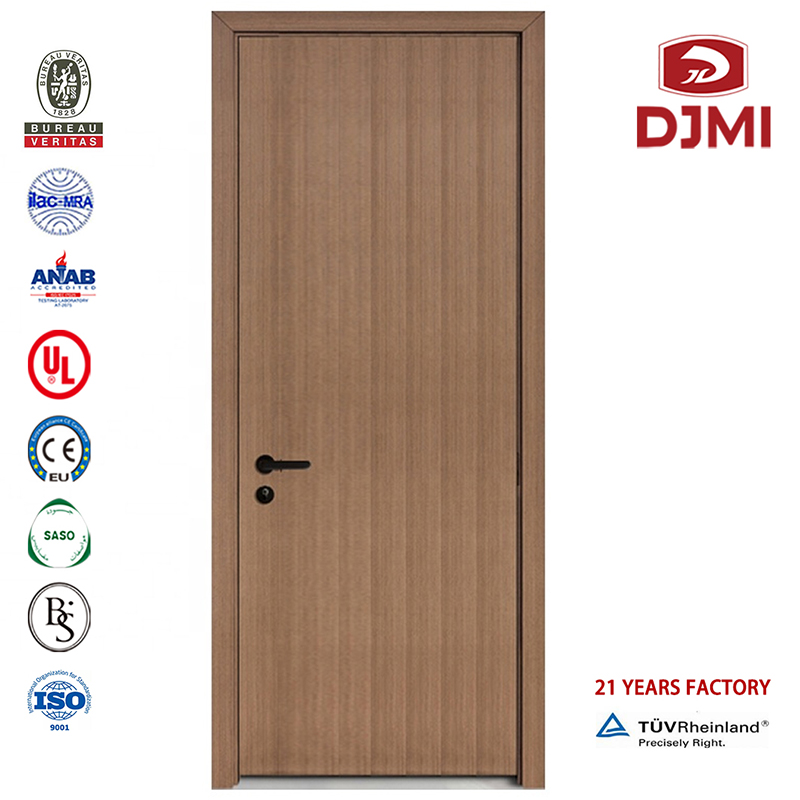 Puertas de entrada a casa baratas Puertas interiores de madera maciza Entrada de aluminio personalizado Puerta de madera interior de madera con vidrio Nuevas configuraciones Puertas para habitación de hospital Puerta de madera impermeable